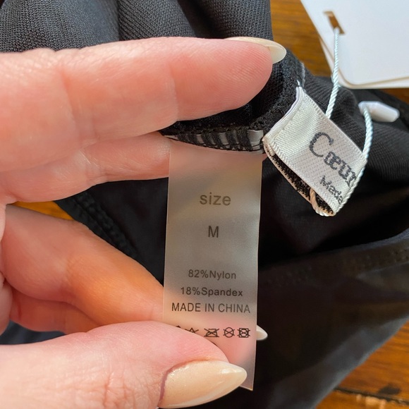 Black high waisted bikini, size Medium - Picture 9 of 11